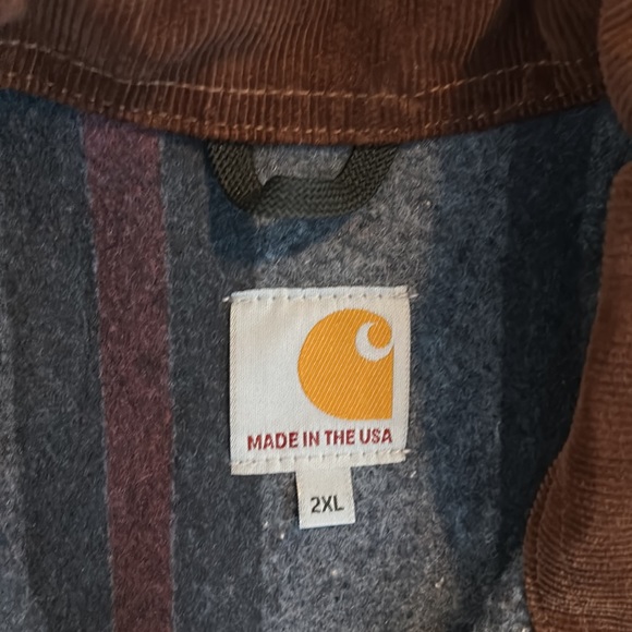 Carhartt Detroit Duck Jacket J001 BRN Men’s Size 2XL Blanket Lined NWOT - Picture 3 of 15